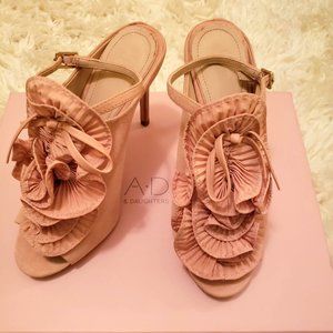 It's wedding season! AD & Daughters Pink Ruffle Heel
